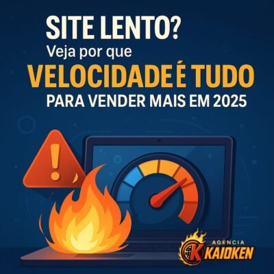 Velocidade de site 2025 Agência Kaioken