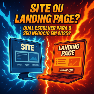 Site ou Landing Page – Qual escolher para seu negócio – Agência Kaioken